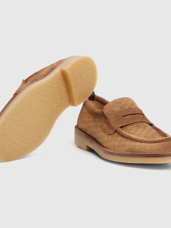 NIB Gucci GG suede loafer with web G 9 US 9.5 main image 8